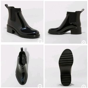 NIB Women's Camille Heeled Rain Boots
